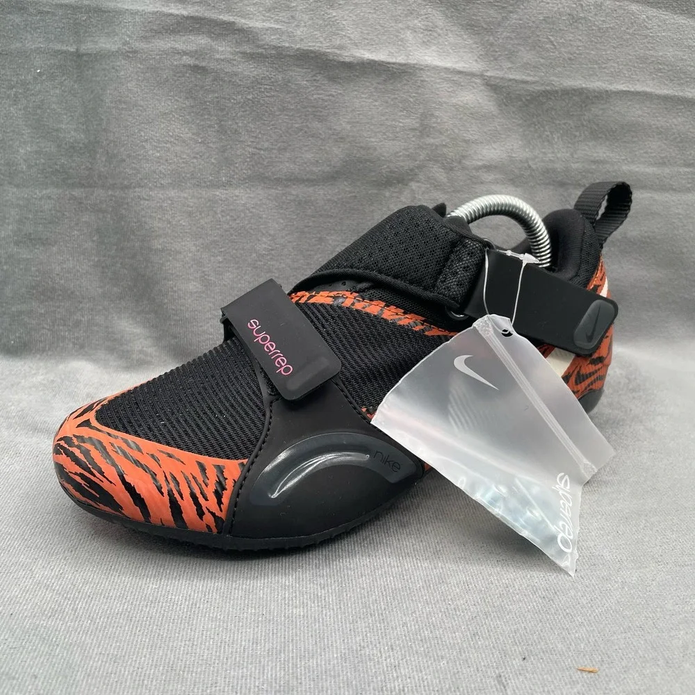 Nike SuperRep Cycle‎ Women’s Indoor Cycling Shoes Black Orange Size 6